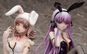 Danganronpa - Kyouko Kirigiri and Chiaki Nanami Bunny Ver. PVC Figures