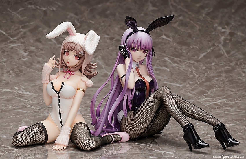 Danganronpa - Kyouko Kirigiri and Chiaki Nanami Bunny Ver. PVC Figures