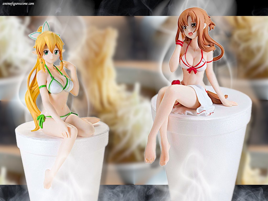 Sword Art Online The Movie - Asuna & Leafa Noodle Stopper Figures