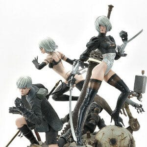 NieR:Automata - 1/4 Scale 2B, 9S, A2 Statue Deluxe Version