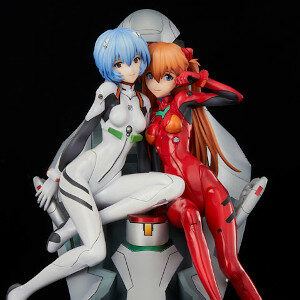 Neon Genesis Evangelion - Rei & Asuka twinmore Object Figures